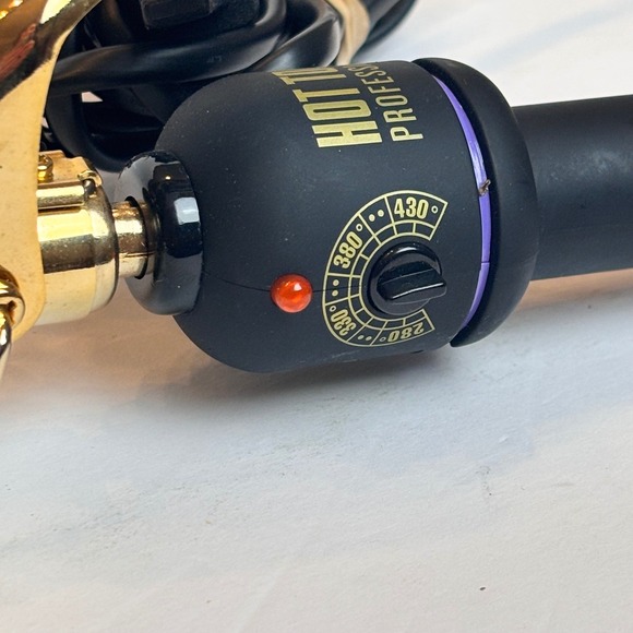 Hot Tools Professional Model 1101 Gold Curling Iron 1 Inch Long Lasting Curls - Picture 4 of 7